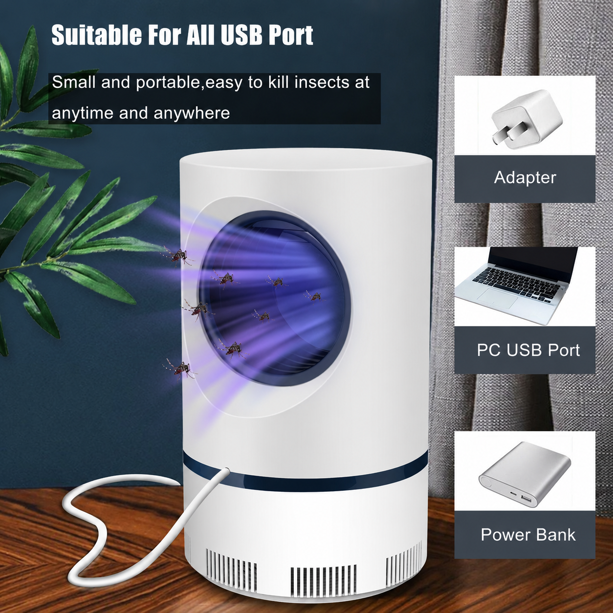 ⚡ 50% OFF Today – Portable Mosquito Killer Lamp