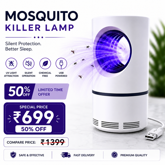 ⚡ 50% OFF Today – Portable Mosquito Killer Lamp
